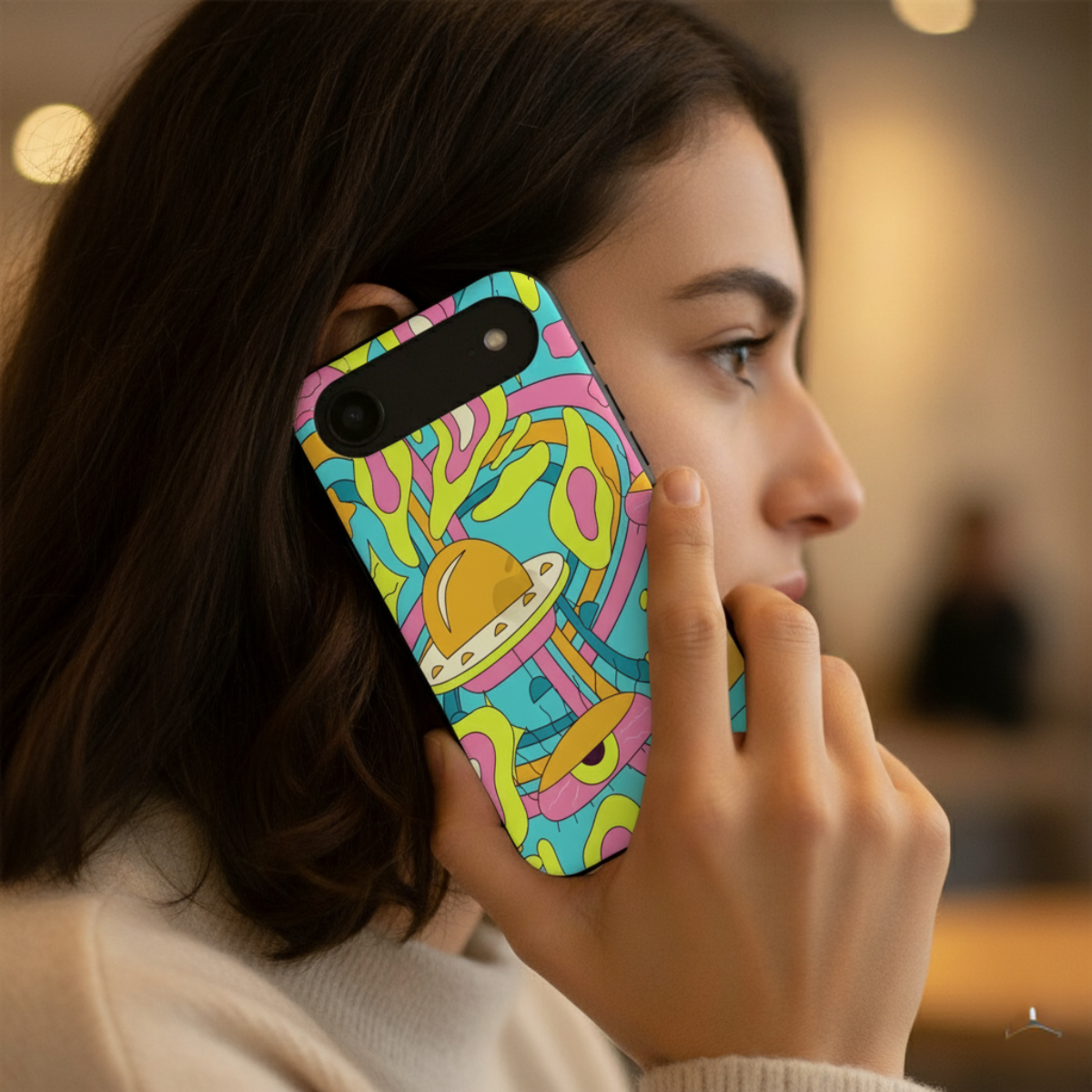 Alien Smiles iPhone Cover