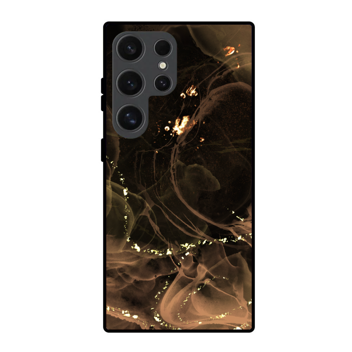 Golden Marble Phone Cover, Slim and Lightweight